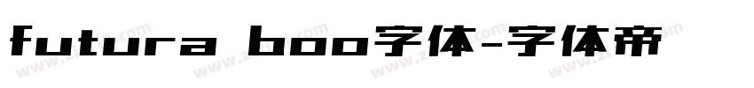 futura boo字体字体转换